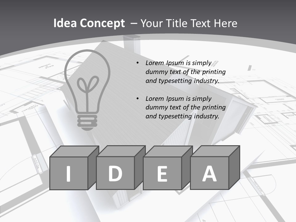 Idea Architecture Reconstruction PowerPoint Template