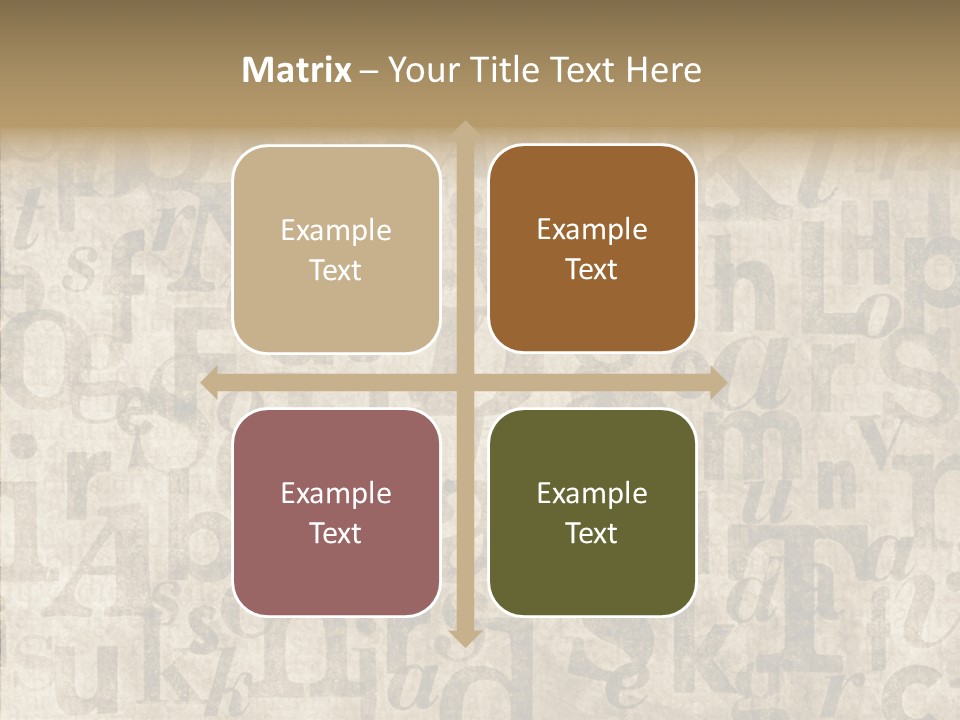 Grainy Sepia Background PowerPoint Template