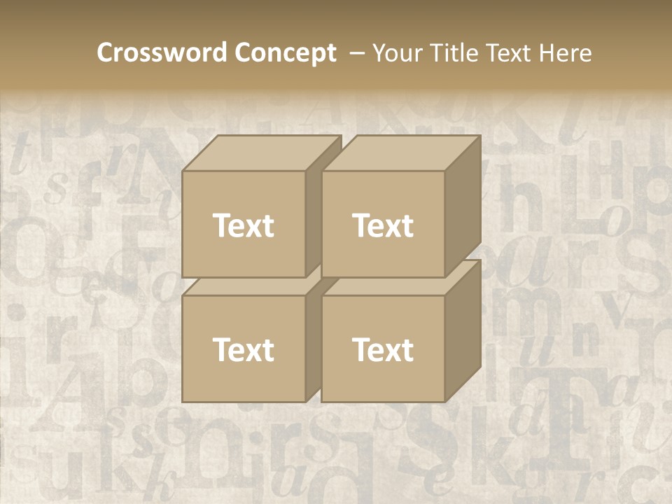 Grainy Sepia Background PowerPoint Template