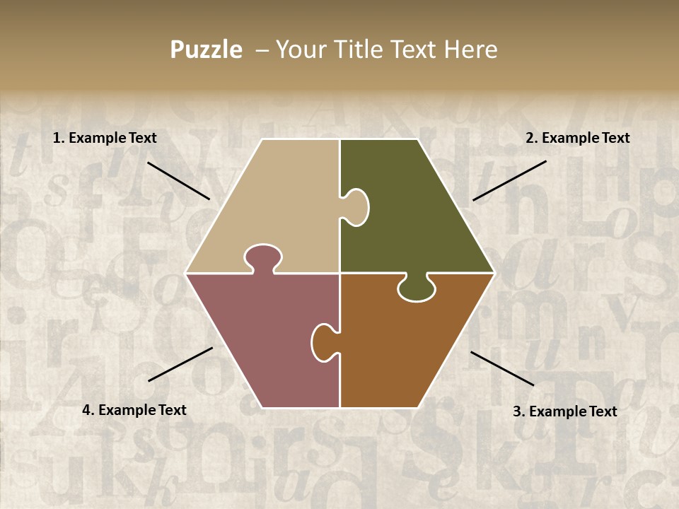 Grainy Sepia Background PowerPoint Template