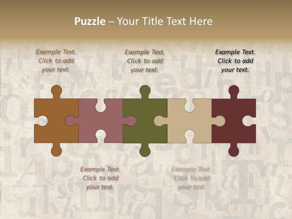 Grainy Sepia Background PowerPoint Template