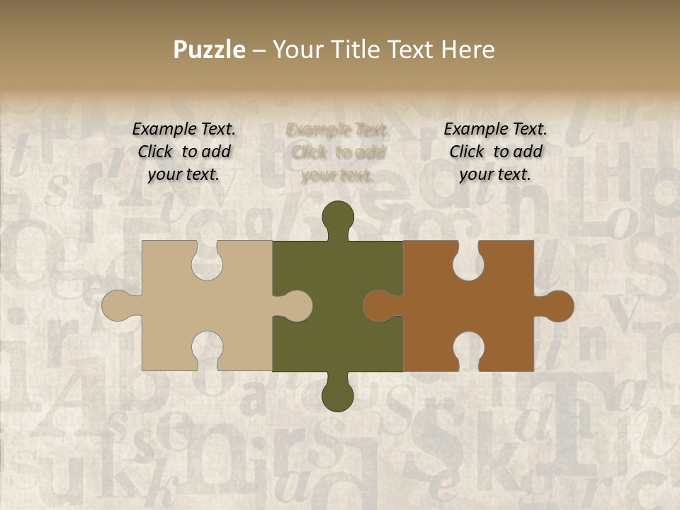 Grainy Sepia Background PowerPoint Template