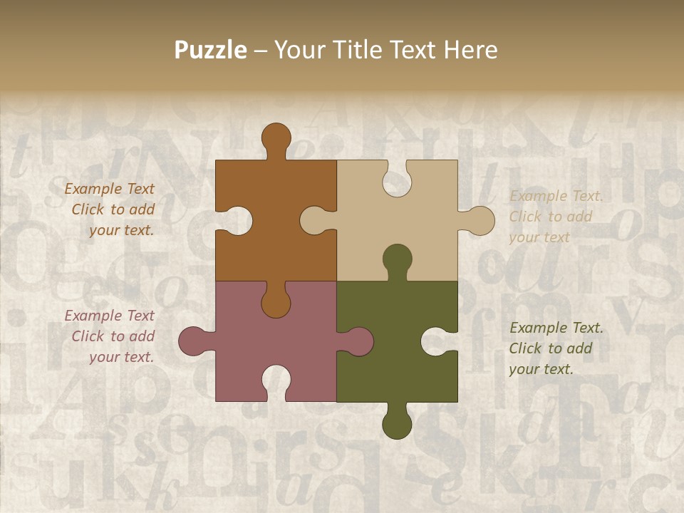 Grainy Sepia Background PowerPoint Template