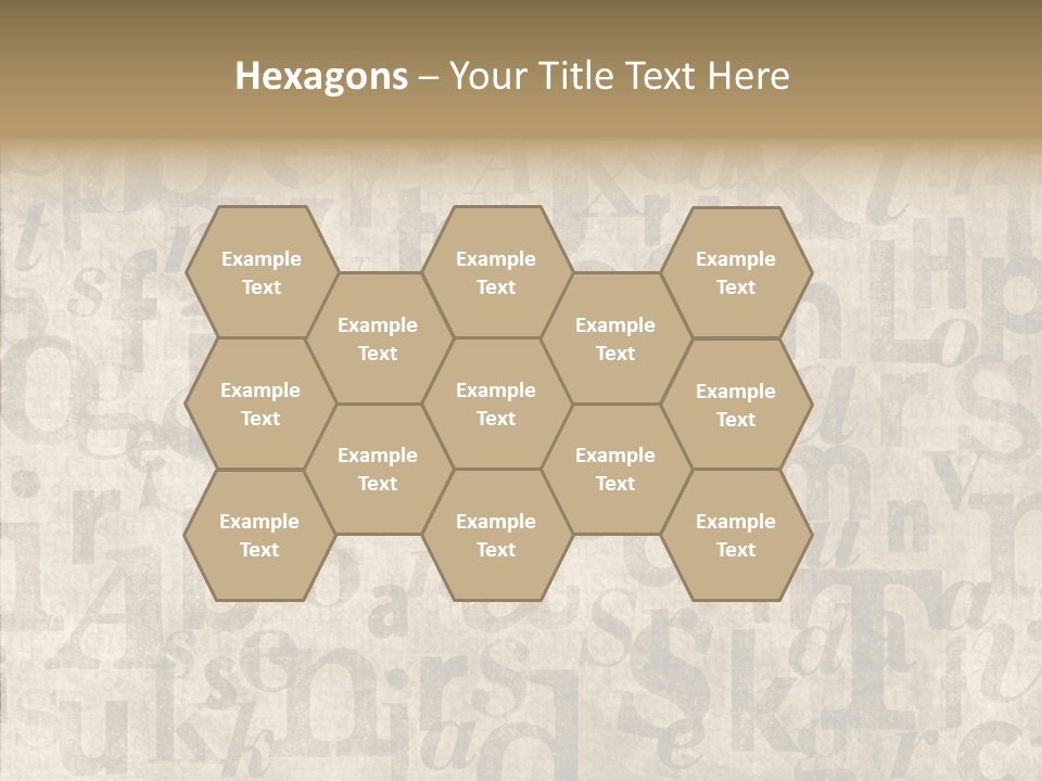 Grainy Sepia Background PowerPoint Template