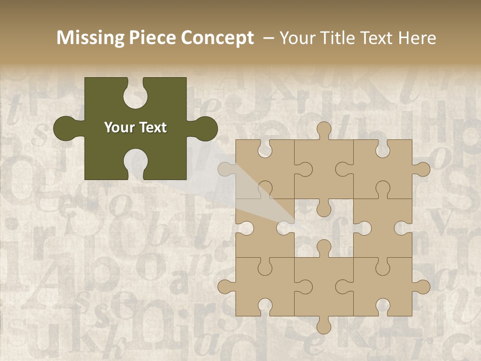 Grainy Sepia Background PowerPoint Template