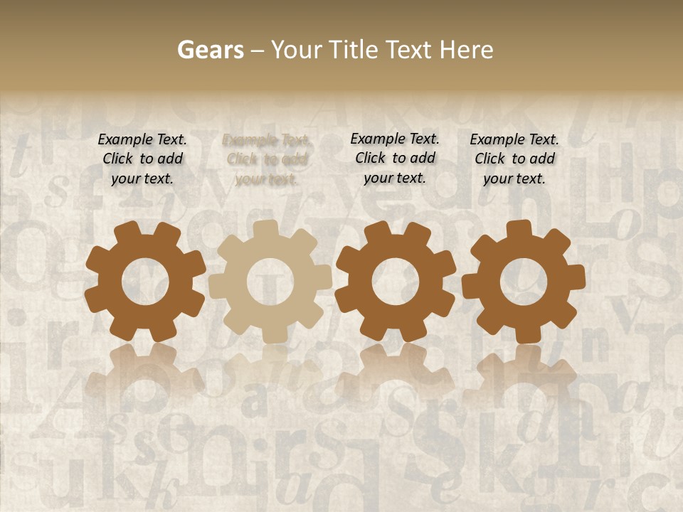 Grainy Sepia Background PowerPoint Template