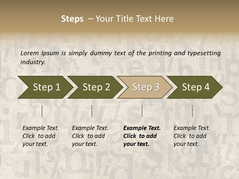 Grainy Sepia Background PowerPoint Template