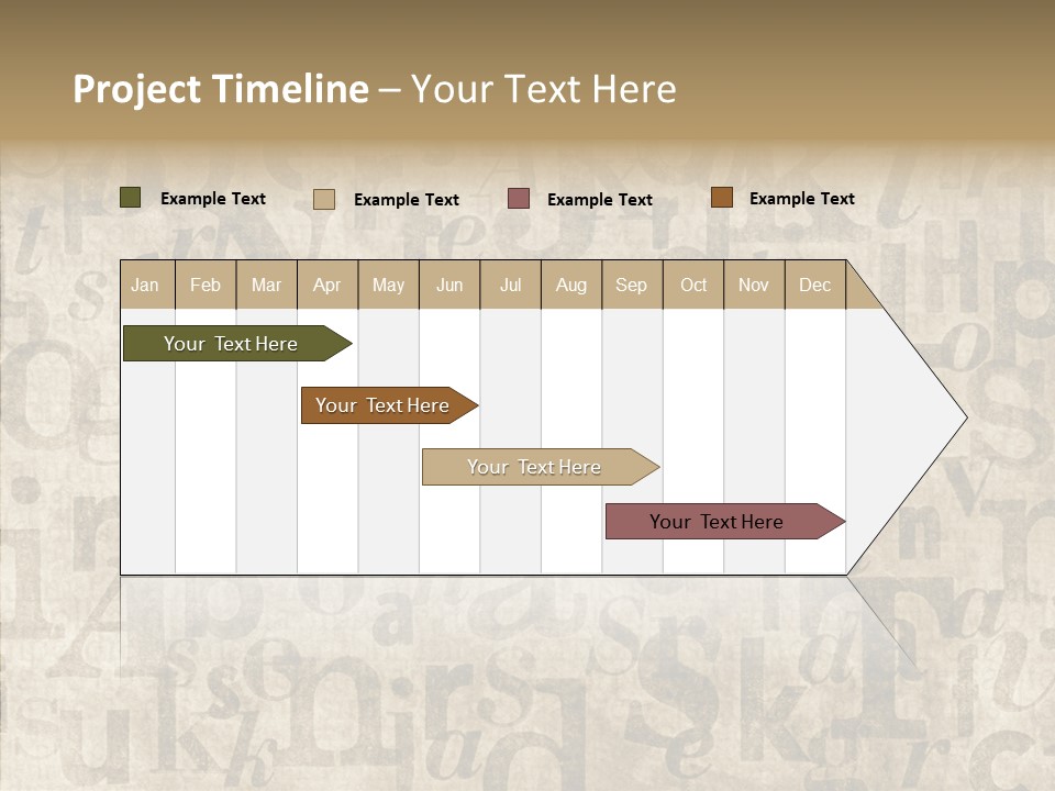 Grainy Sepia Background PowerPoint Template