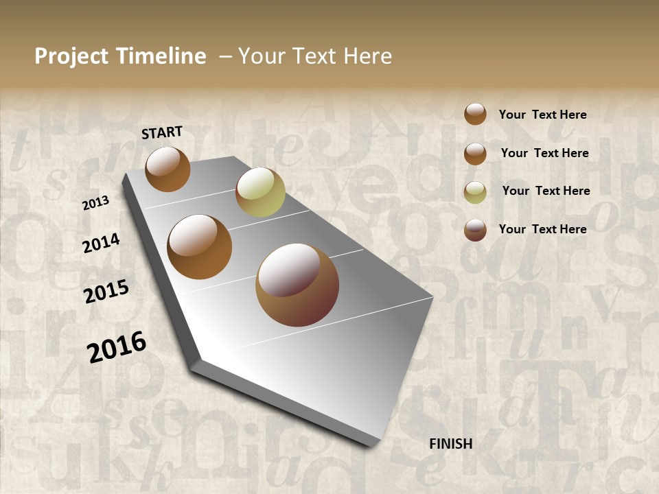 Grainy Sepia Background PowerPoint Template