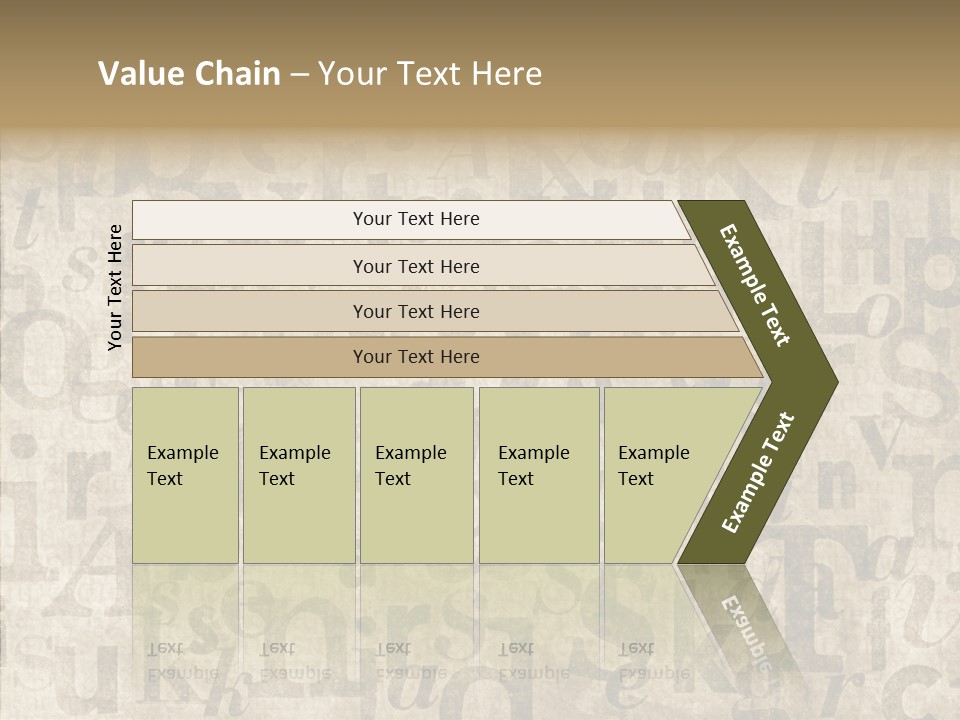 Grainy Sepia Background PowerPoint Template