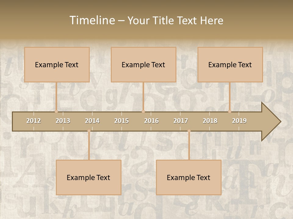 Grainy Sepia Background PowerPoint Template