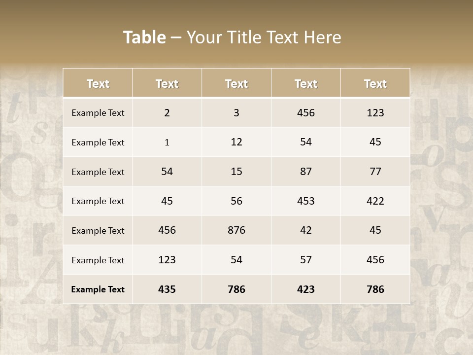Grainy Sepia Background PowerPoint Template