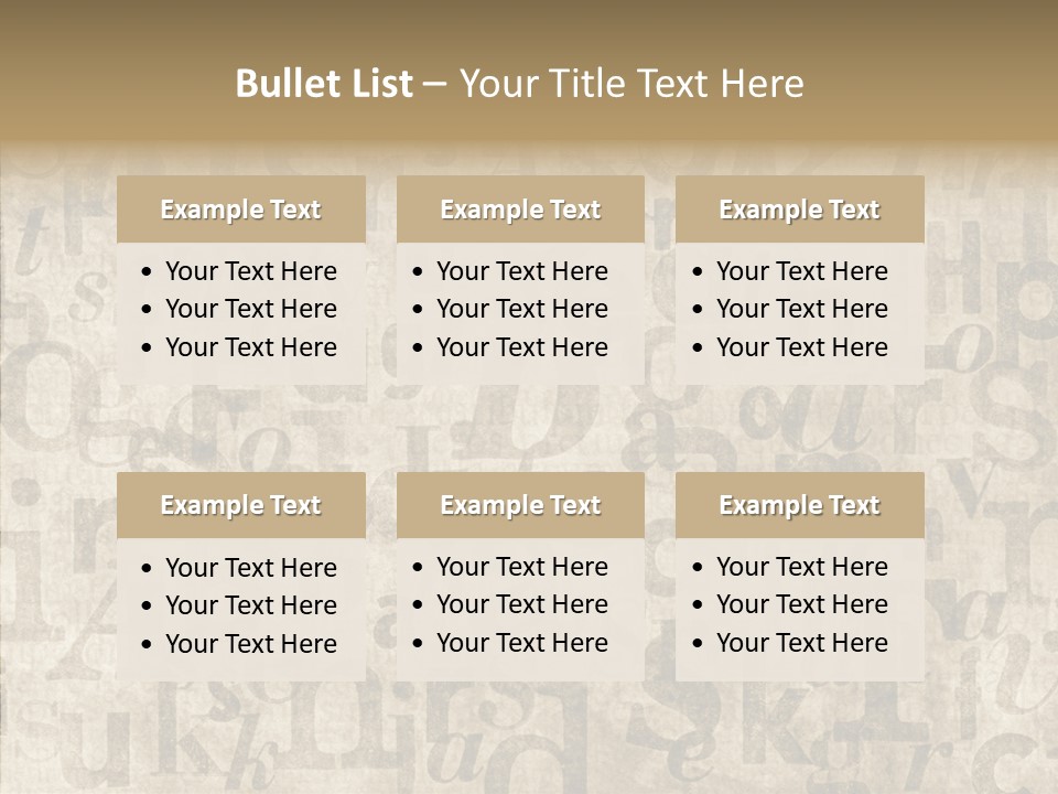 Grainy Sepia Background PowerPoint Template