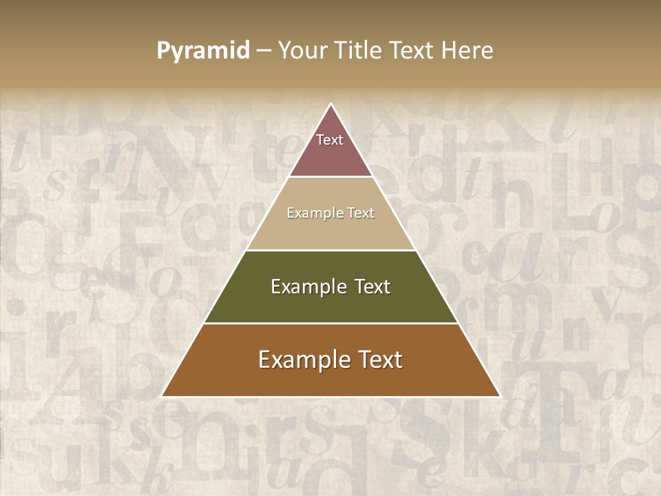 Grainy Sepia Background PowerPoint Template