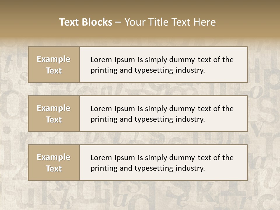 Grainy Sepia Background PowerPoint Template