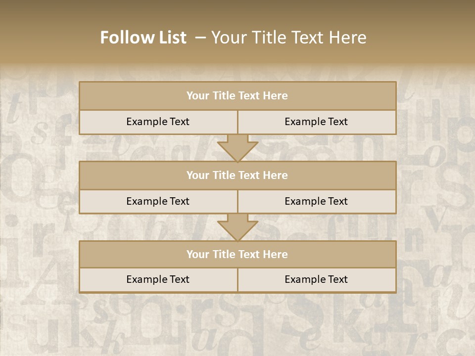 Grainy Sepia Background PowerPoint Template