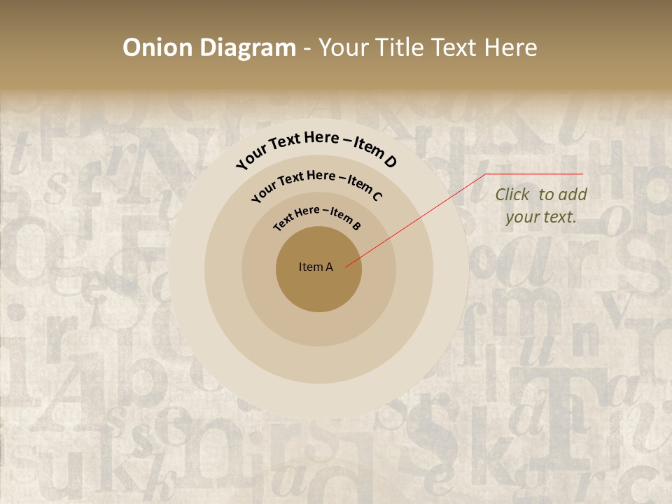 Grainy Sepia Background PowerPoint Template