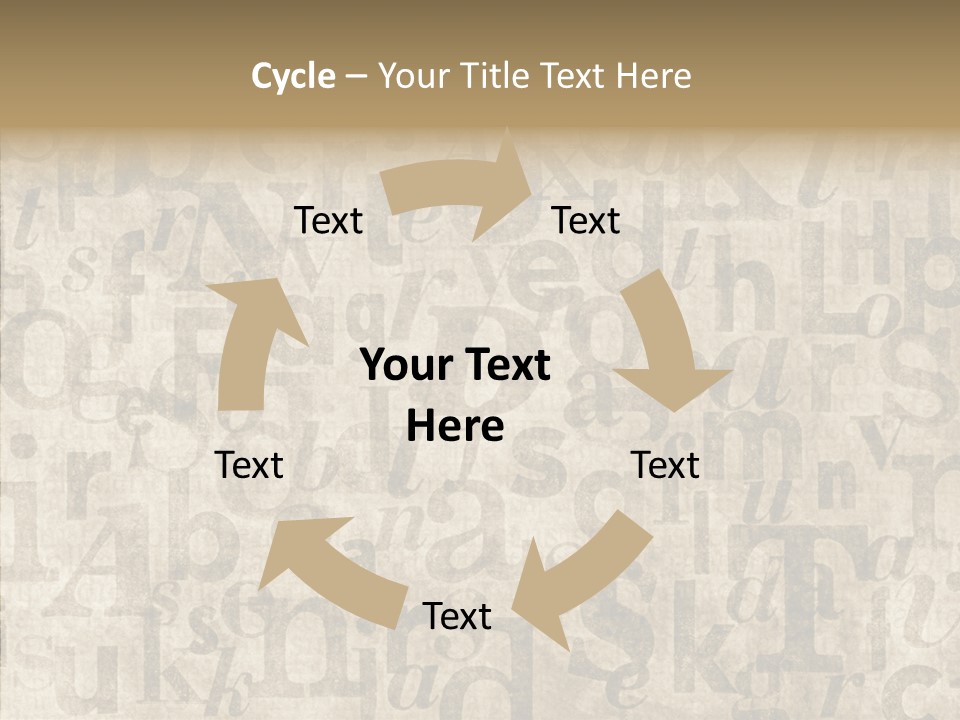 Grainy Sepia Background PowerPoint Template