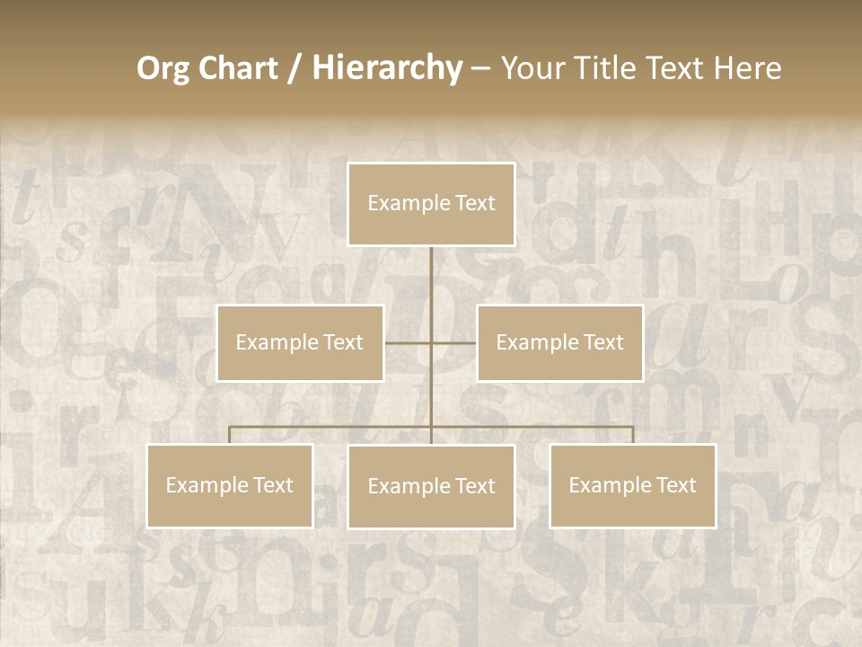 Grainy Sepia Background PowerPoint Template