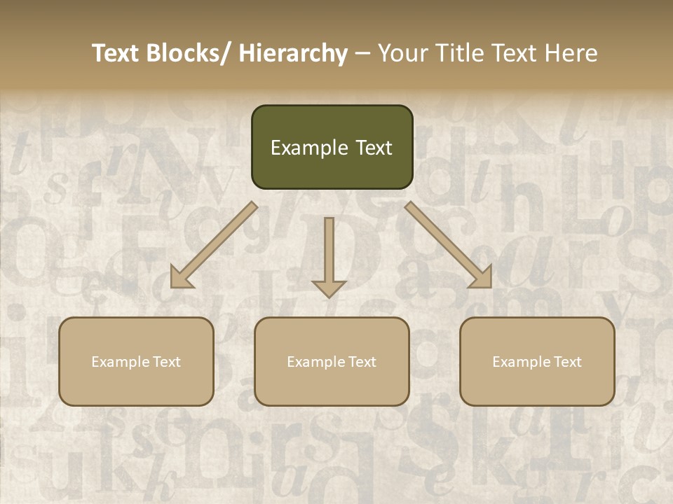 Grainy Sepia Background PowerPoint Template