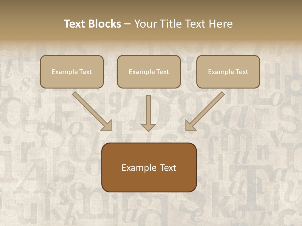 Grainy Sepia Background PowerPoint Template