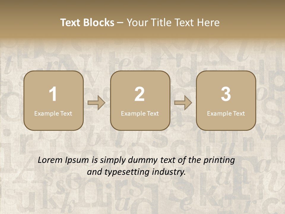 Grainy Sepia Background PowerPoint Template