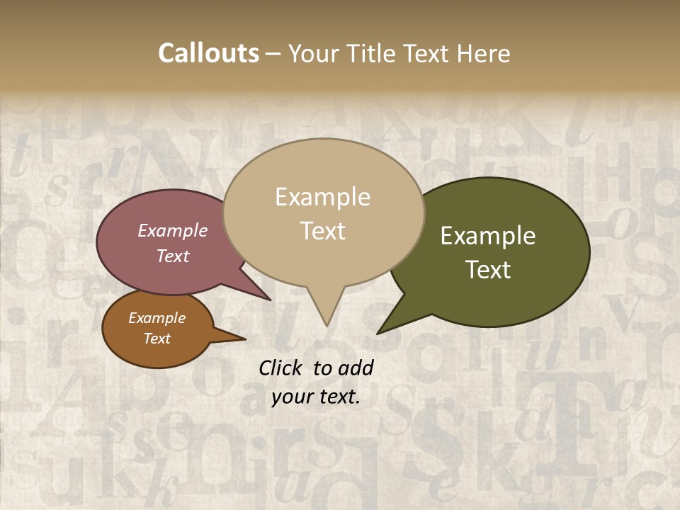 Grainy Sepia Background PowerPoint Template