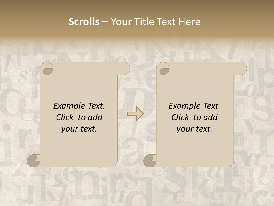 Grainy Sepia Background PowerPoint Template