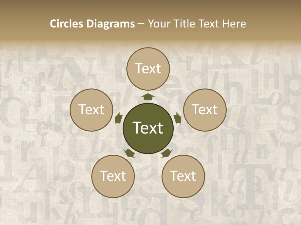 Grainy Sepia Background PowerPoint Template