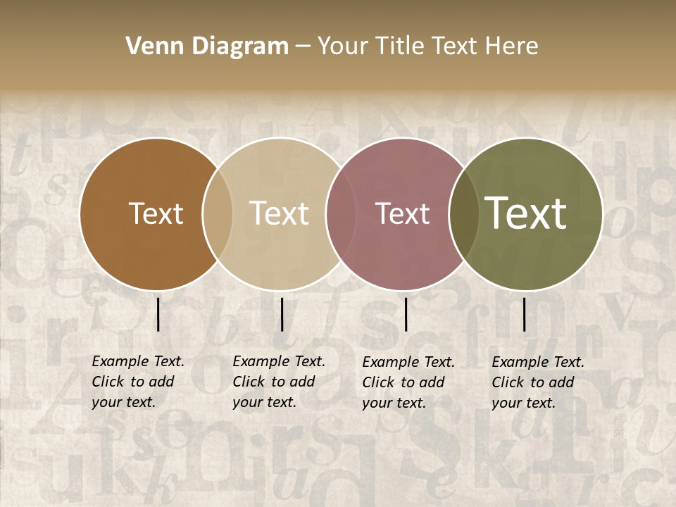Grainy Sepia Background PowerPoint Template