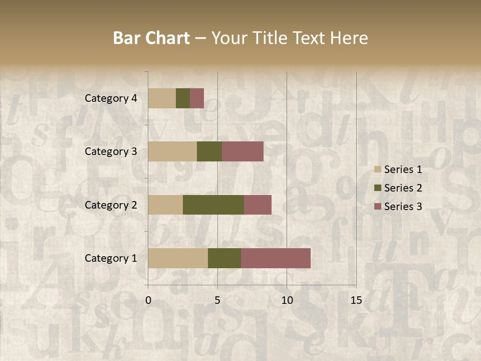 Grainy Sepia Background PowerPoint Template