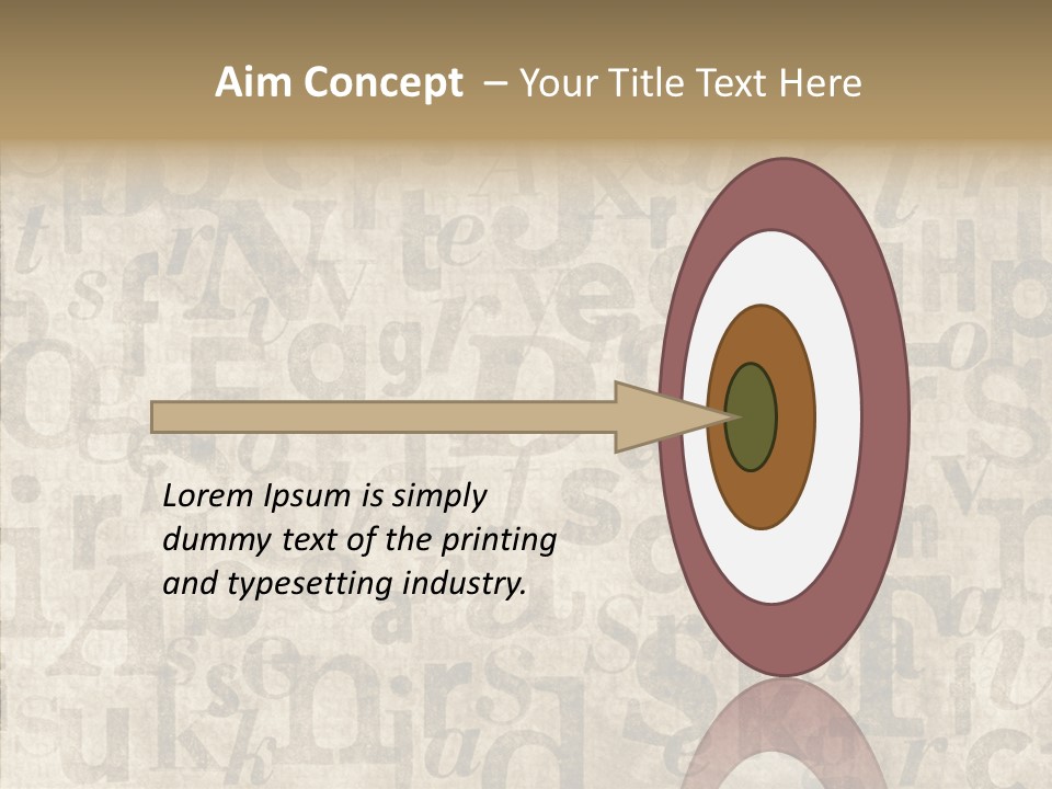 Grainy Sepia Background PowerPoint Template