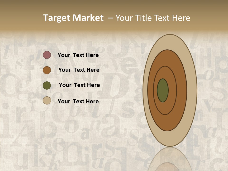 Grainy Sepia Background PowerPoint Template