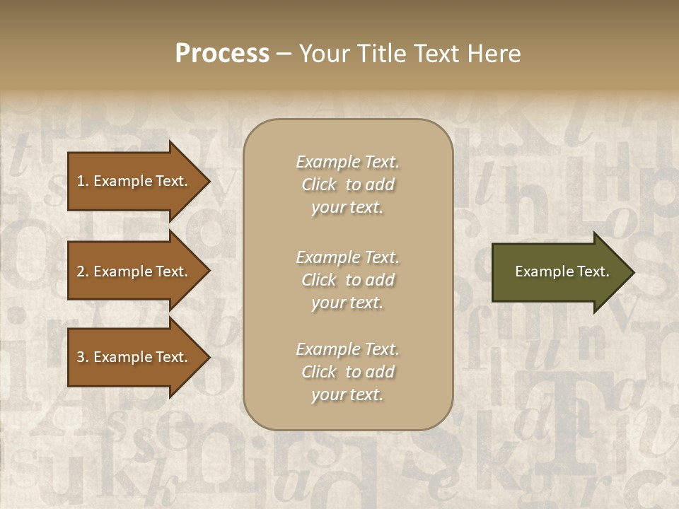 Grainy Sepia Background PowerPoint Template