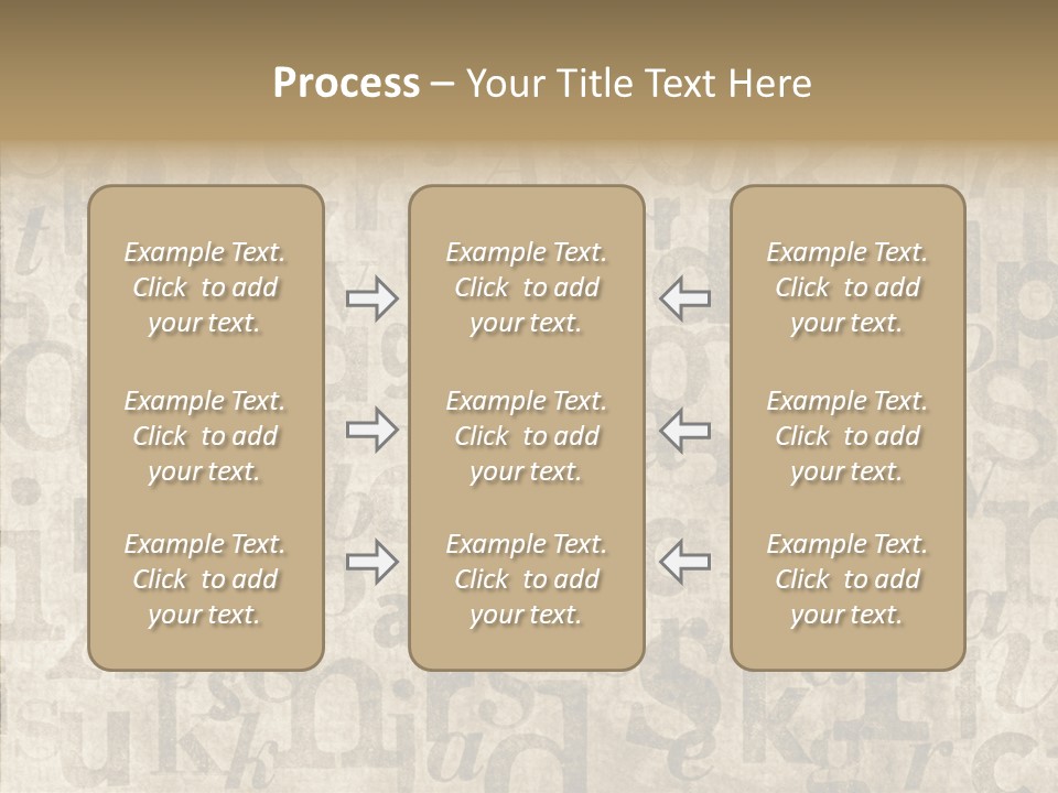 Grainy Sepia Background PowerPoint Template