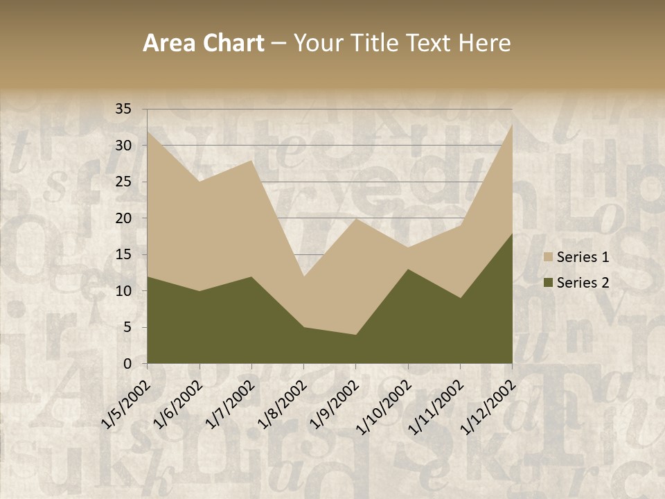 Grainy Sepia Background PowerPoint Template