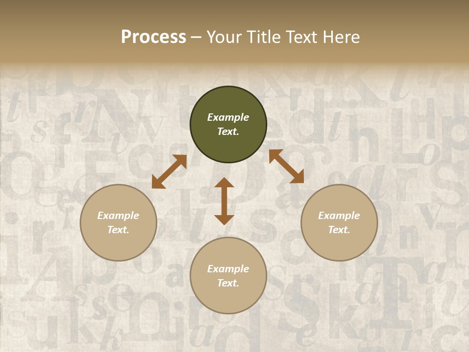 Grainy Sepia Background PowerPoint Template