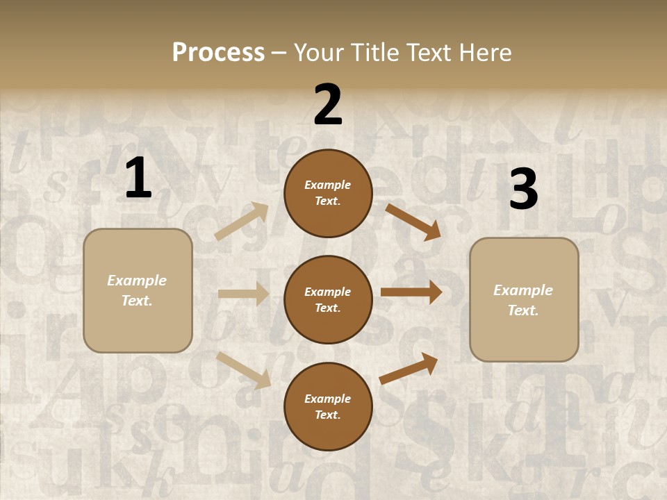 Grainy Sepia Background PowerPoint Template