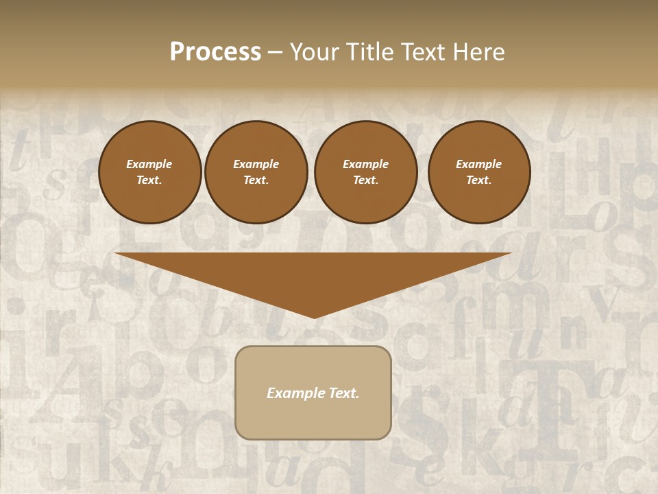 Grainy Sepia Background PowerPoint Template