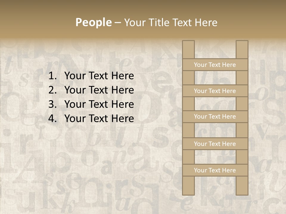 Grainy Sepia Background PowerPoint Template
