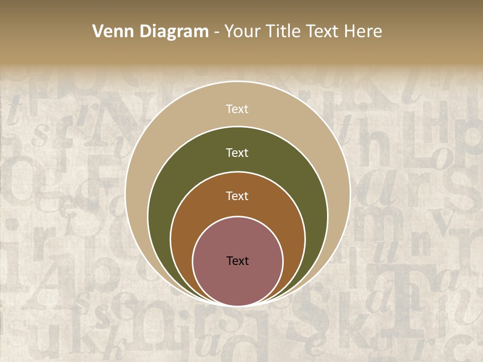 Grainy Sepia Background PowerPoint Template