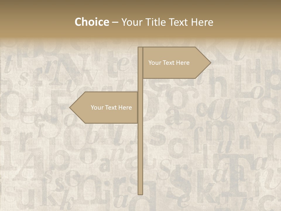 Grainy Sepia Background PowerPoint Template