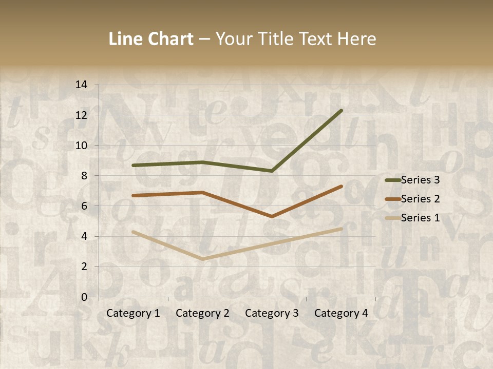 Grainy Sepia Background PowerPoint Template