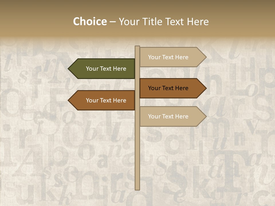 Grainy Sepia Background PowerPoint Template