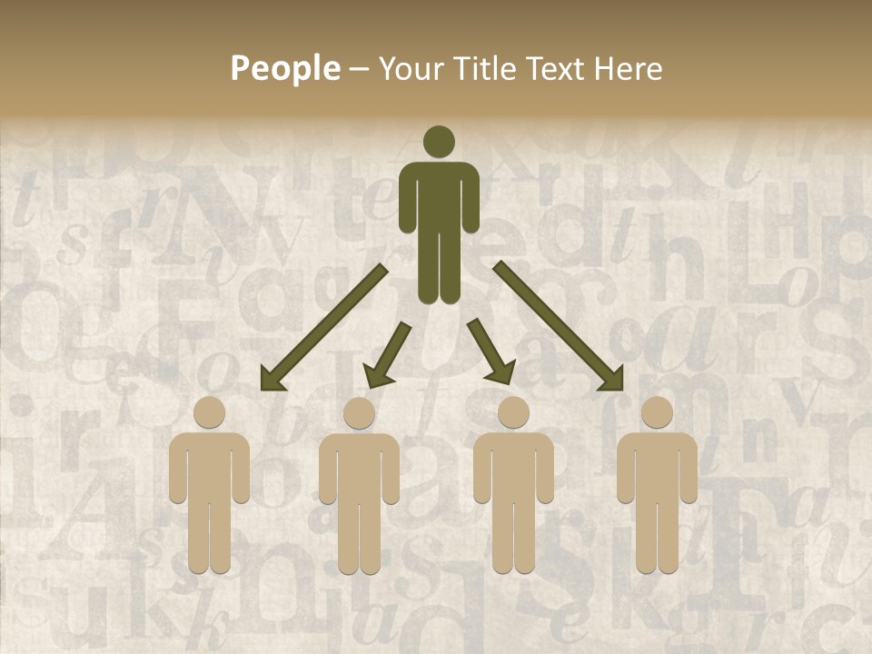 Grainy Sepia Background PowerPoint Template