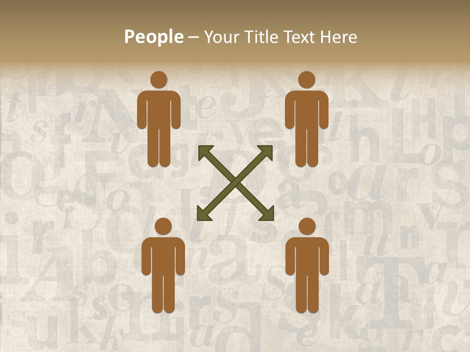 Grainy Sepia Background PowerPoint Template