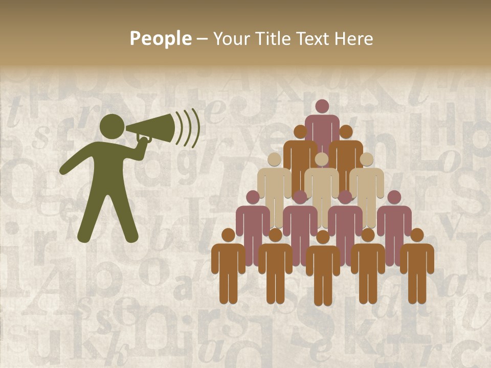 Grainy Sepia Background PowerPoint Template