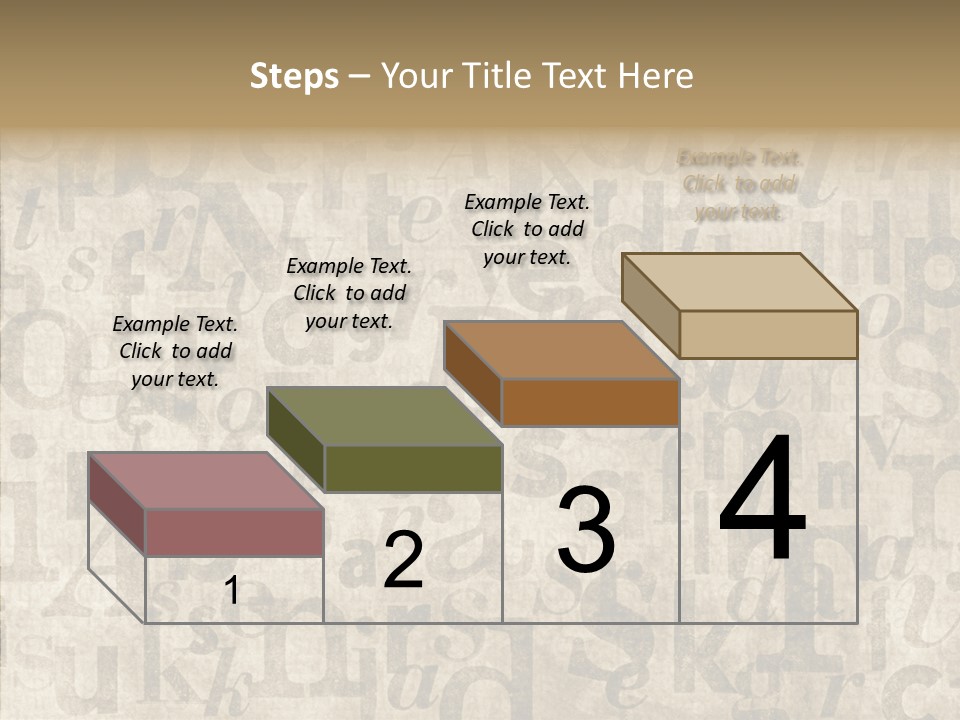 Grainy Sepia Background PowerPoint Template