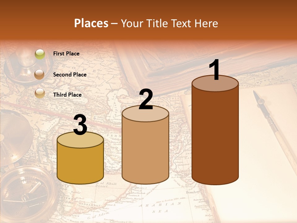Atlas Hourglass Ruler PowerPoint Template