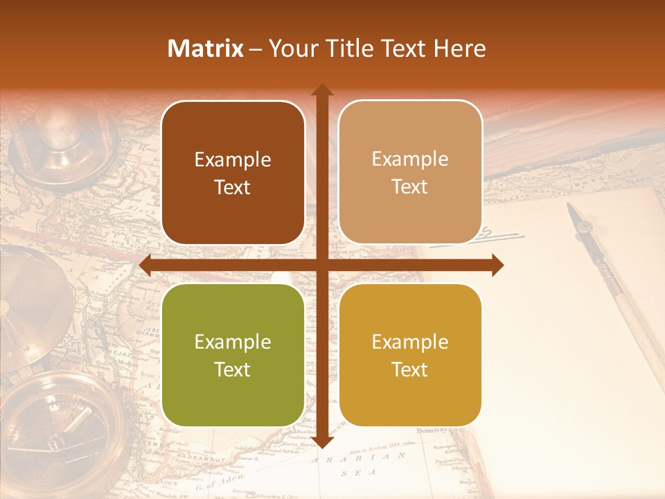 Atlas Hourglass Ruler PowerPoint Template